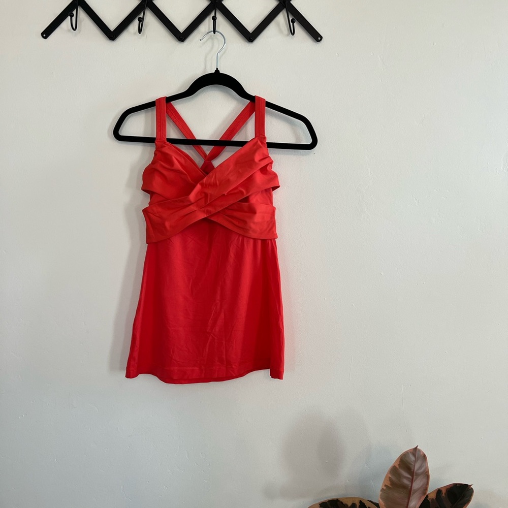 Lululemon Athletica Crossover Top with Built-in Bra